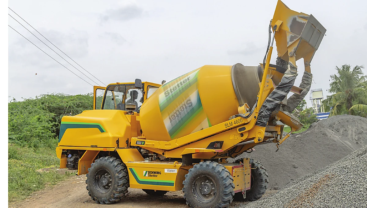 SCHWING self-loading mixer